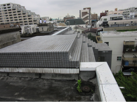 屋上ウレタン防水改修-施工前