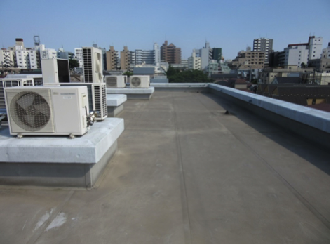屋上ウレタン防水改修-施工前